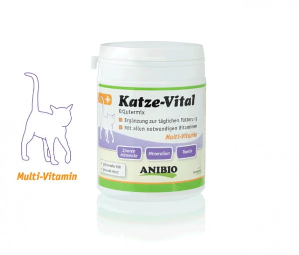 Anibio Katze-Vital mit allen notwendigen Vitaminen