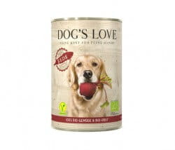Dog's Love BIO REDS mit frischem Gemüse & Obst (vegan)