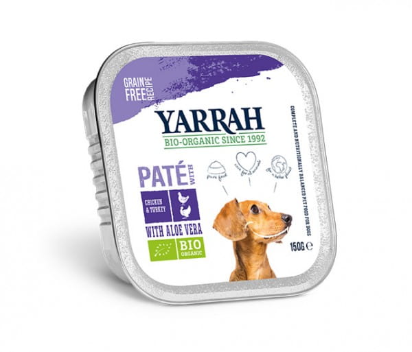 Yarrah Paté Multi-Pack Truthahn & Aloe Vera für Hunde