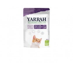 MHD-Ware Yarrah Filets mit Truthahn in Soße im Pouch für Katzen