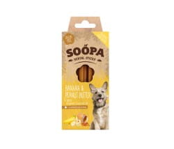 Soopa Dental Sticks Banana & Peanut Butter Zahnpflege Kaustangen Banane & Erdnussbutter