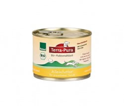Terra-Pura Putenmahlzeit Bio-Nassfutter für Hunde 200g Dose