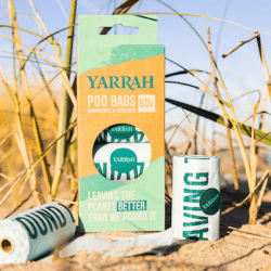 Yarrah Poo Bags Kompostierbare Kotbeutel (100% nachwachsende Rohstoffe)