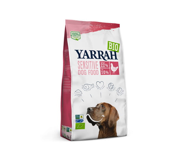 inch grøntsager faktureres Yarrah Adult Sensitive Glutenfreies Bio Trockenfutter für  ernährungssensible Hunde