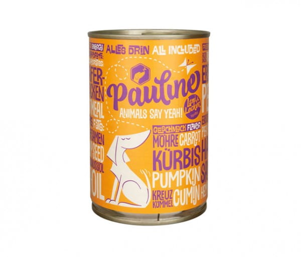 Vegan4Dogs Pauline mit Möhre & Kürbis - veganes Nassfutter Alleinfutter für Hunde 400g Dose kaufen