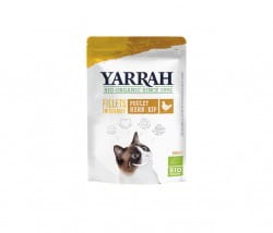Yarrah Filets mit Huhn in Soße im Pouch für Katzen