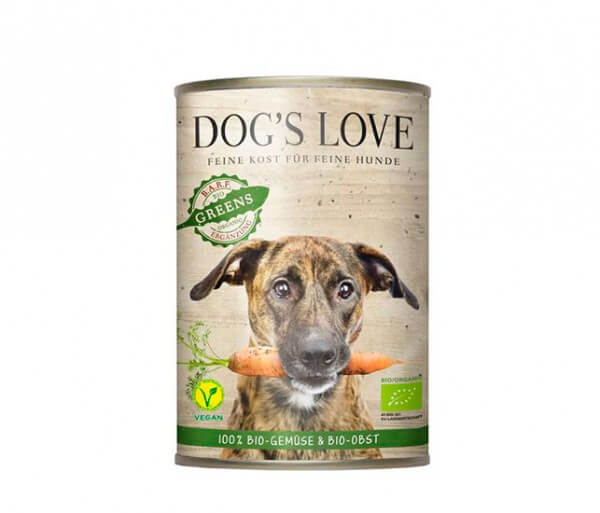 Dog's Love Greens Gartentopf 100 % Bio Gemüse & Obst Mix Dose Hundenassfutter kaufen