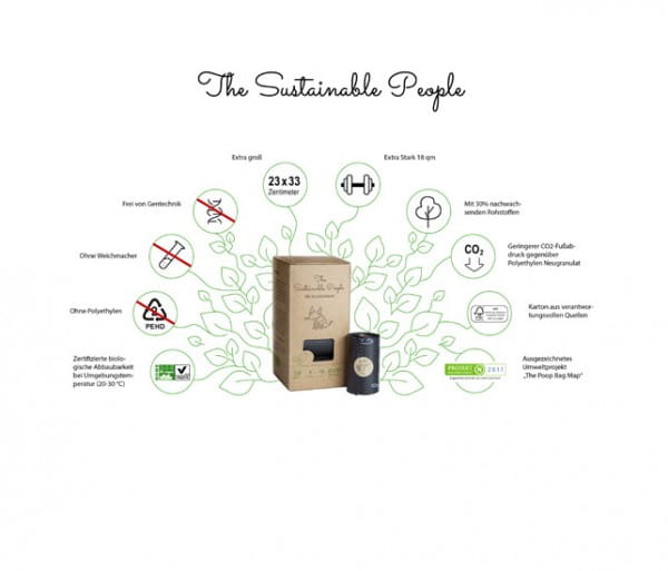 The Sustainable People Hundekotbeutel Comfort (OK compost HOME zertifiziert)