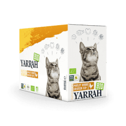Yarrah Filets mit Huhn in Soße im Pouch für Katzen