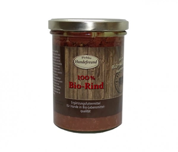 Pichler Hundefreund Rind pur Ergänzungsfutter im Glas