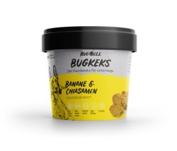 BugKeks Goldgelbe Kraft Banane & Chiasamen mit Insekten