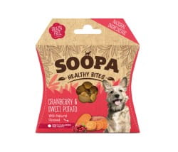 Soopa Healthy Bites Cranberry & Sweet Potato Hundedrops Cranberry & Süßkartoffel